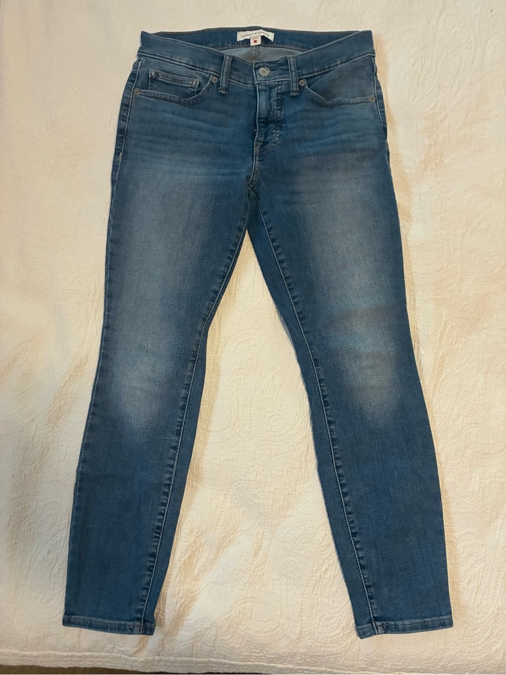 Lucky Brand Ava Mid Rise Skinny Jeans Size 6/28